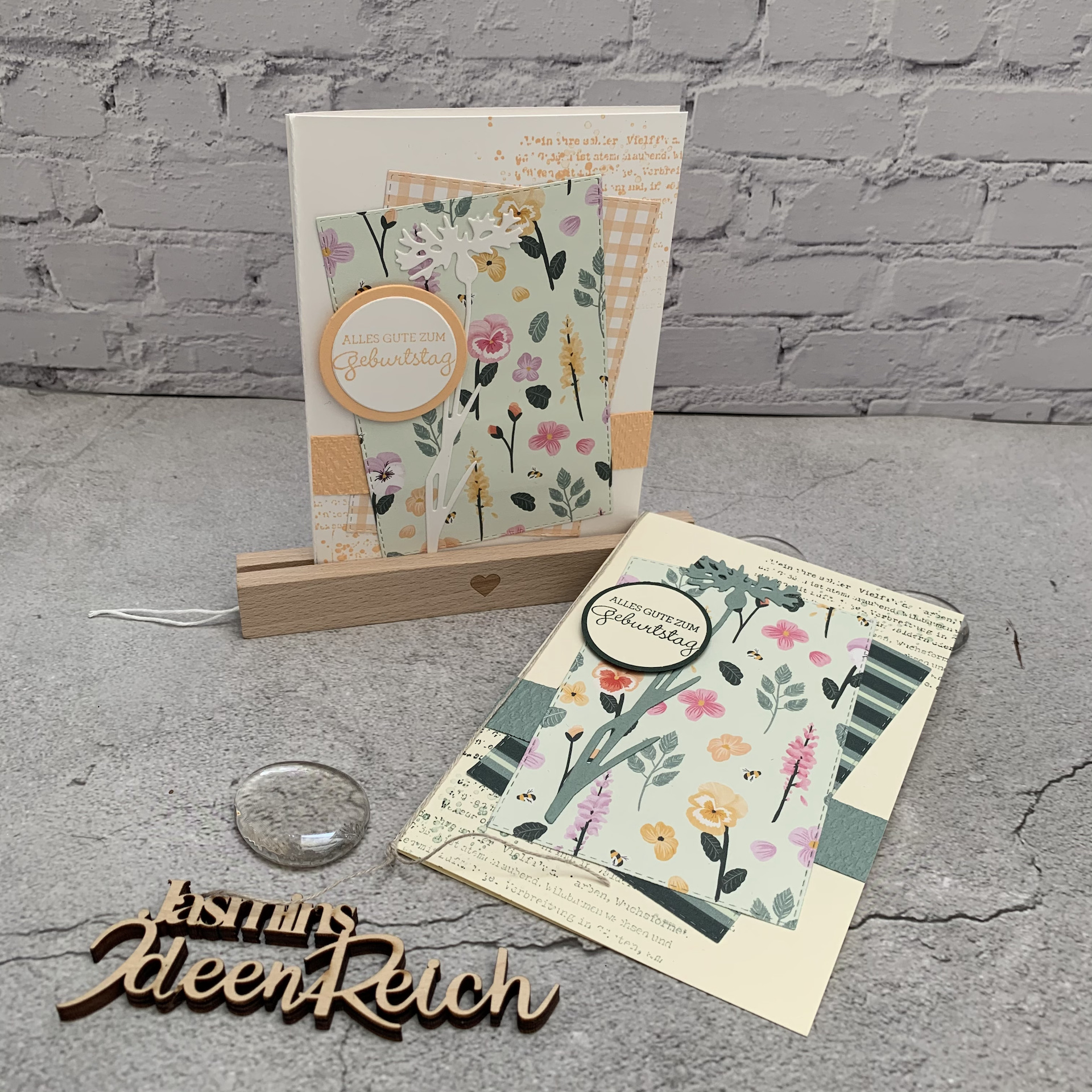 Wiesenruhe - Karte Seladon:Papaya 1.jpeg